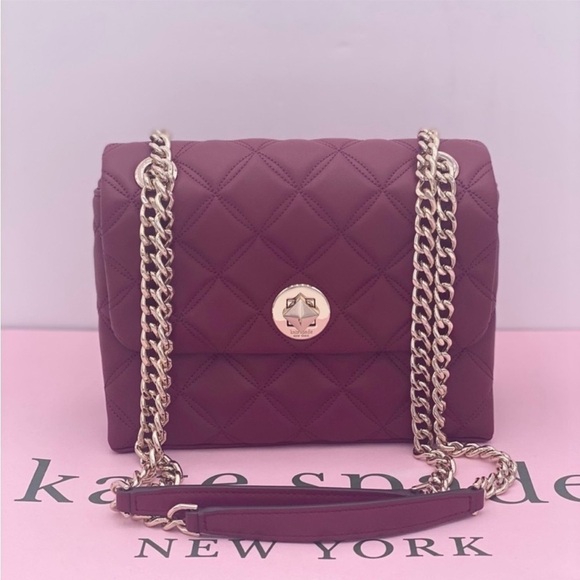 Kate Spade Natalia Quilted Leather
Small Flap Crossbody Shoulder Bag - Picture 4 of 9